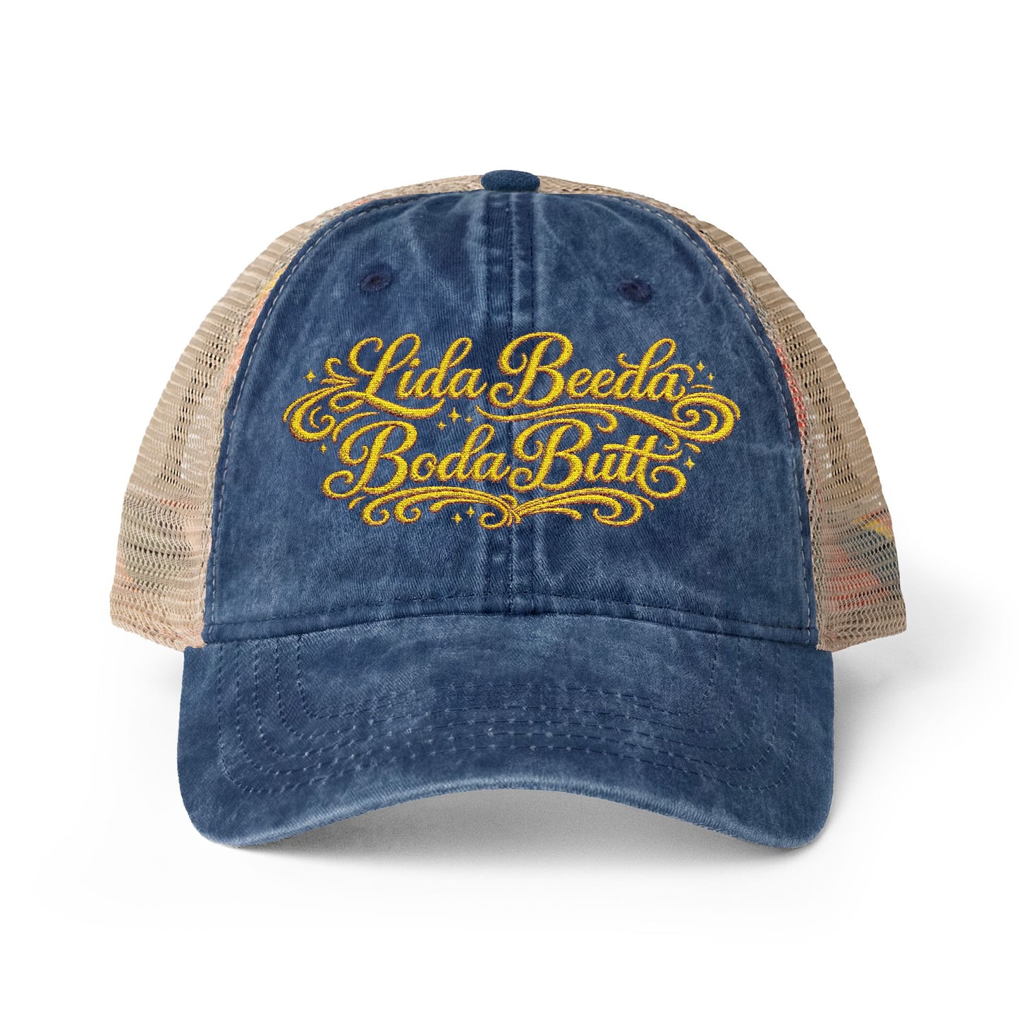 Lida Beeda Boda Butt Women's Washed Mesh-Back Cap