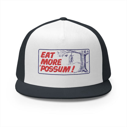 Eat More 'possum 5 Panel Trucker Cap (Embroidery)