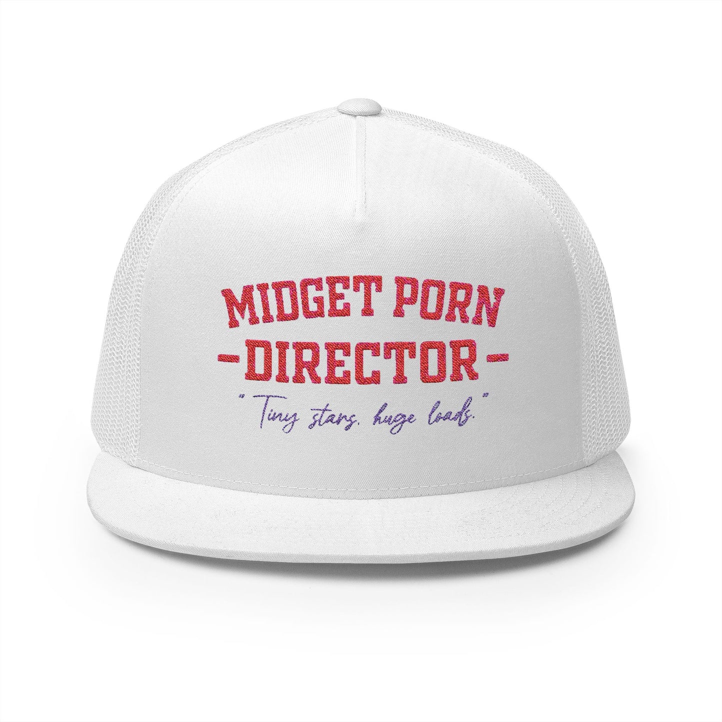 Midget Porn Director 5 Panel Trucker Cap (Embroidery)