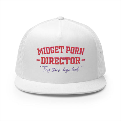 Midget Porn Director 5 Panel Trucker Cap (Embroidery)