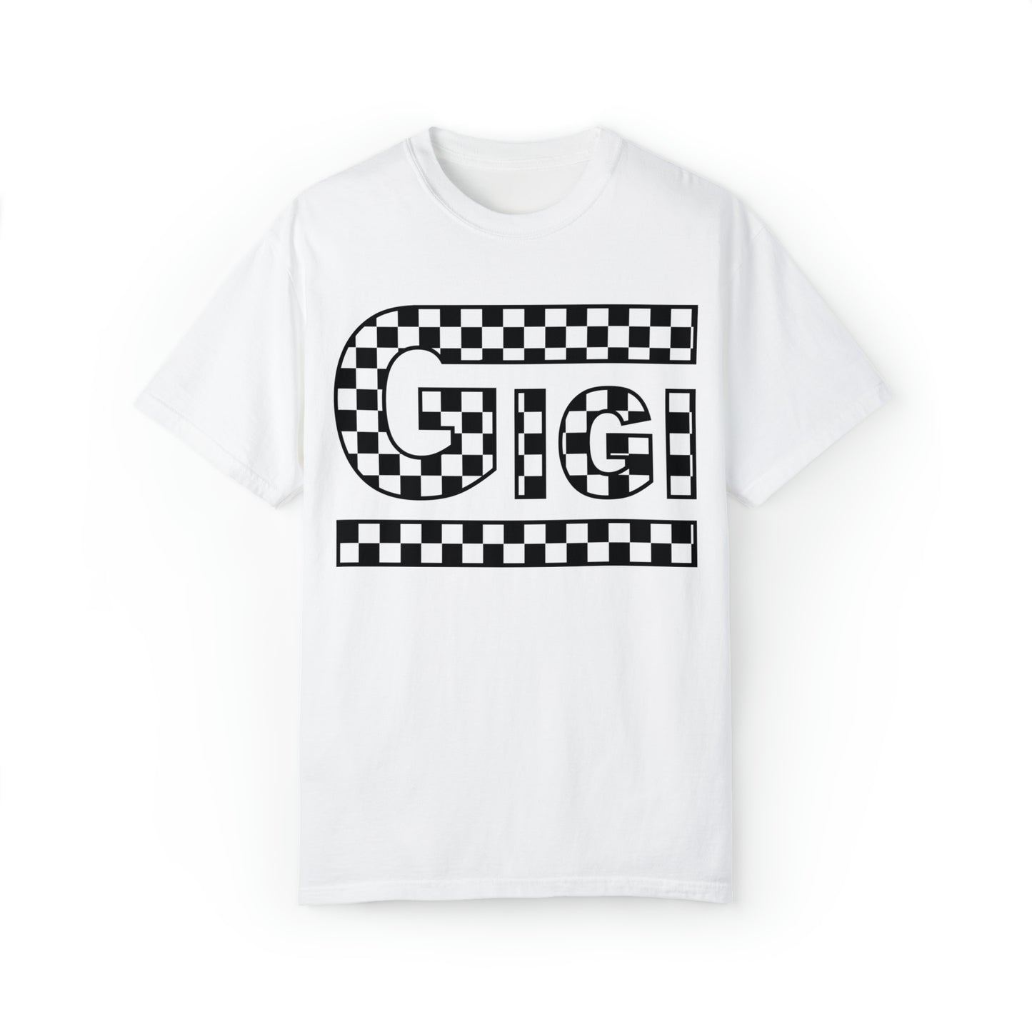 Checkered Gigi Comfort Colors Unisex Garment-Dyed T-shirt