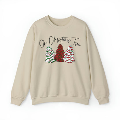 Oh Christmas Tree Cake Sweatshirt Unisex Heavy Blend™ Crewneck Sweatshirt