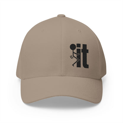 F It Embroidered FlexFit Hat