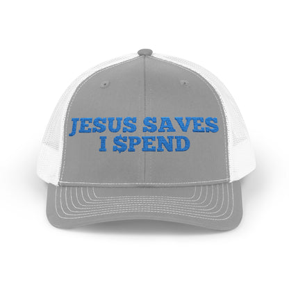 Jesus Saves Richardson 112 Snapback Trucker Cap