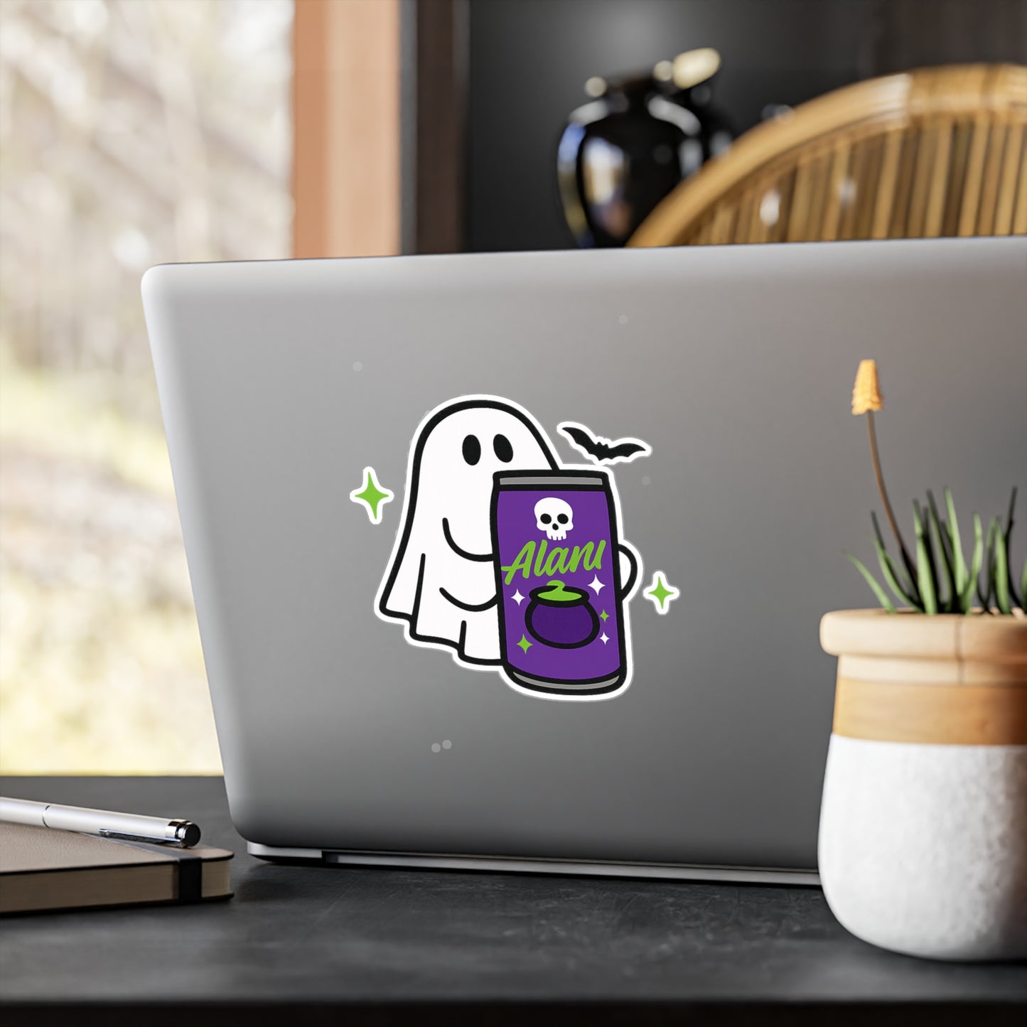 Witches Boo Kiss-Cut Vinyl Decals