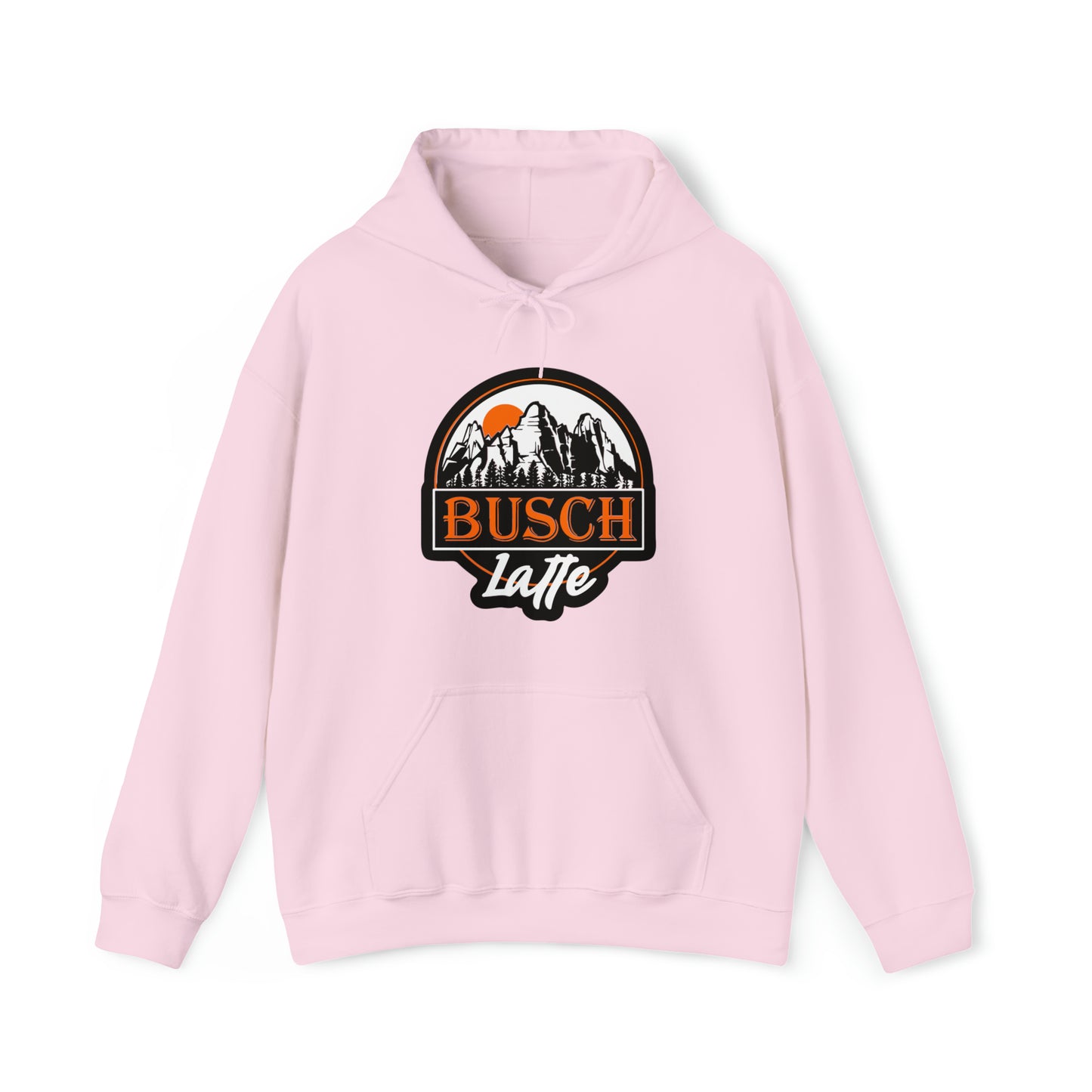 Busch Latte Orange Logo Unisex Heavy Blend™ Hooded Sweatshirt