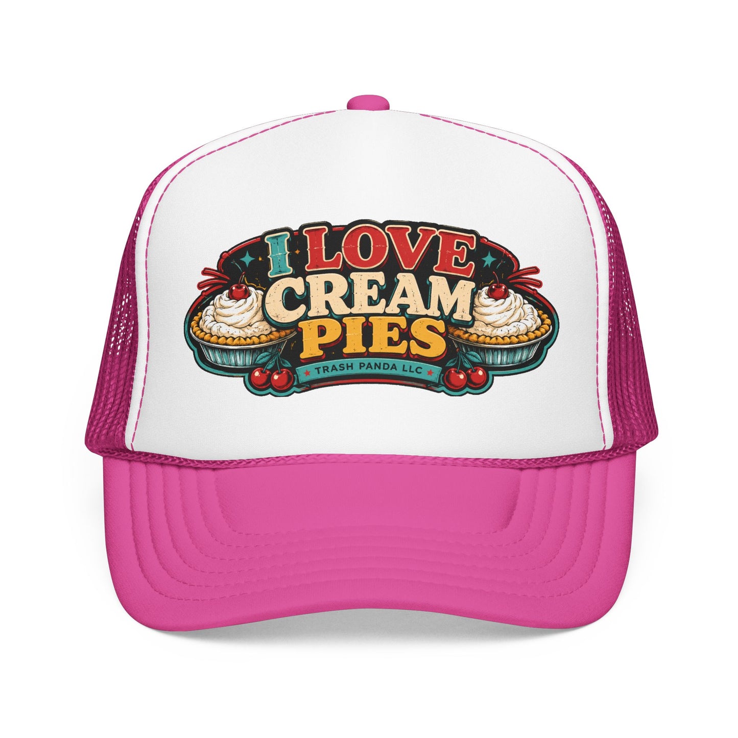 Cream Pies Foam Trucker Hat (Printed)