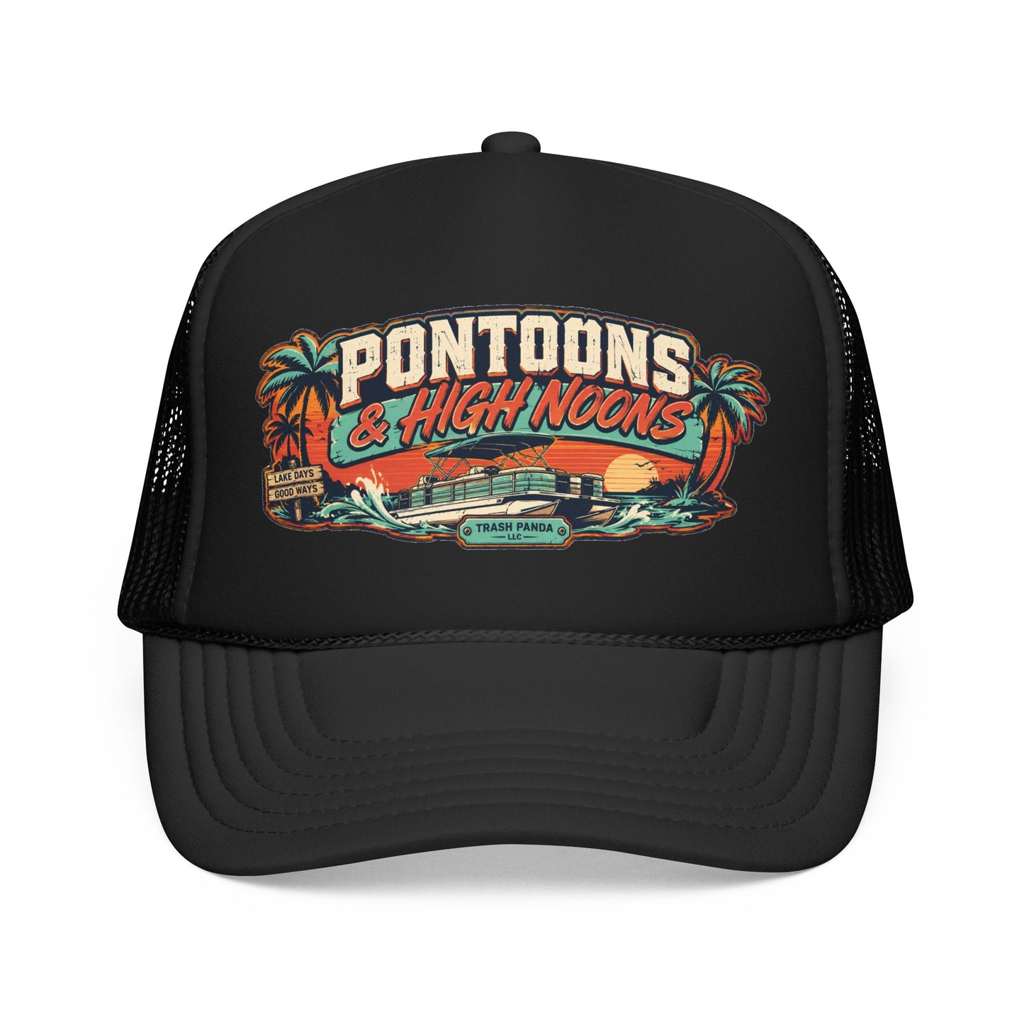 Pontoons & High Noons Foam Trucker Hat (Printed)