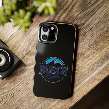 Busch Latte Blk Tough iPhone Cases