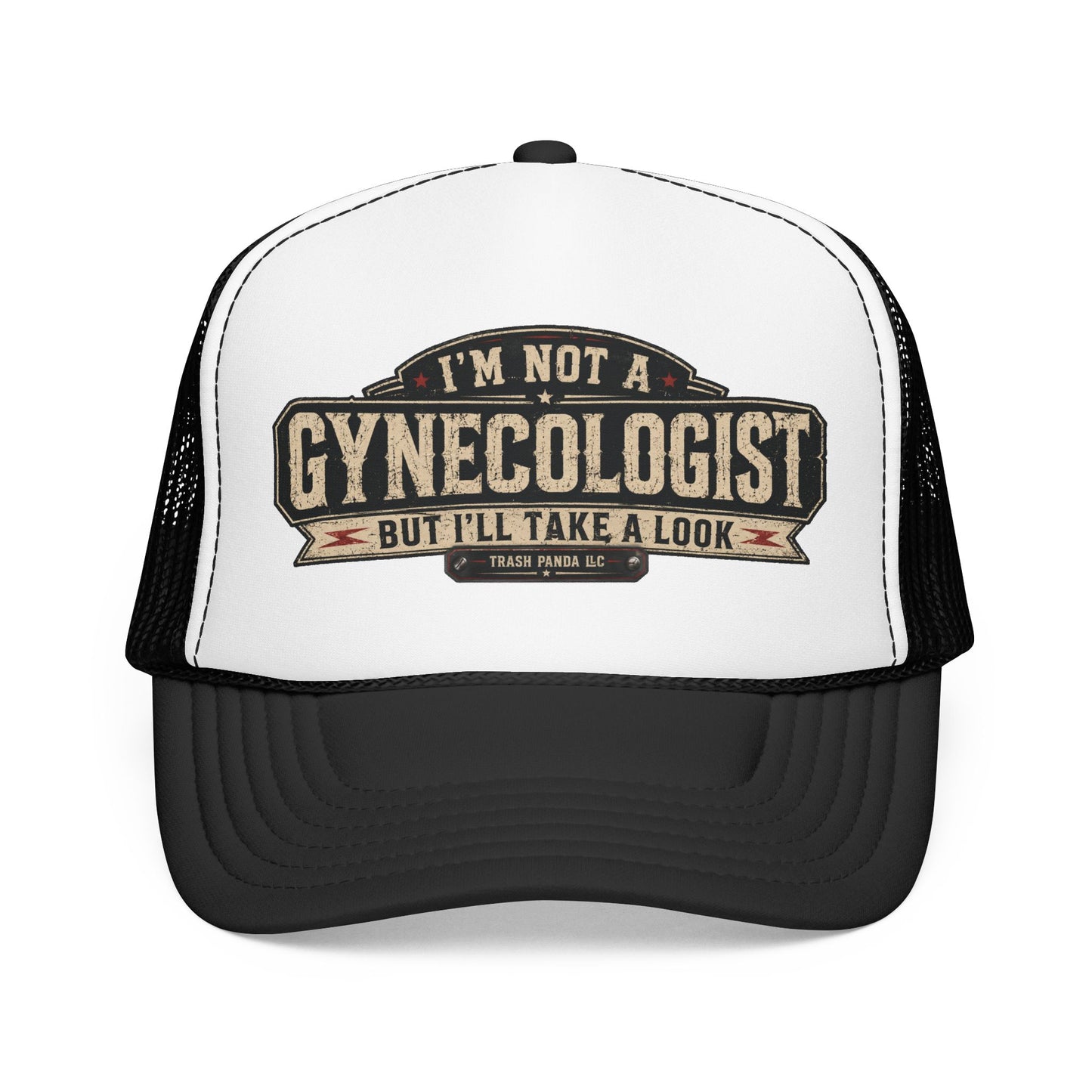 No Gynecologist Foam Trucker Hat (Printed)