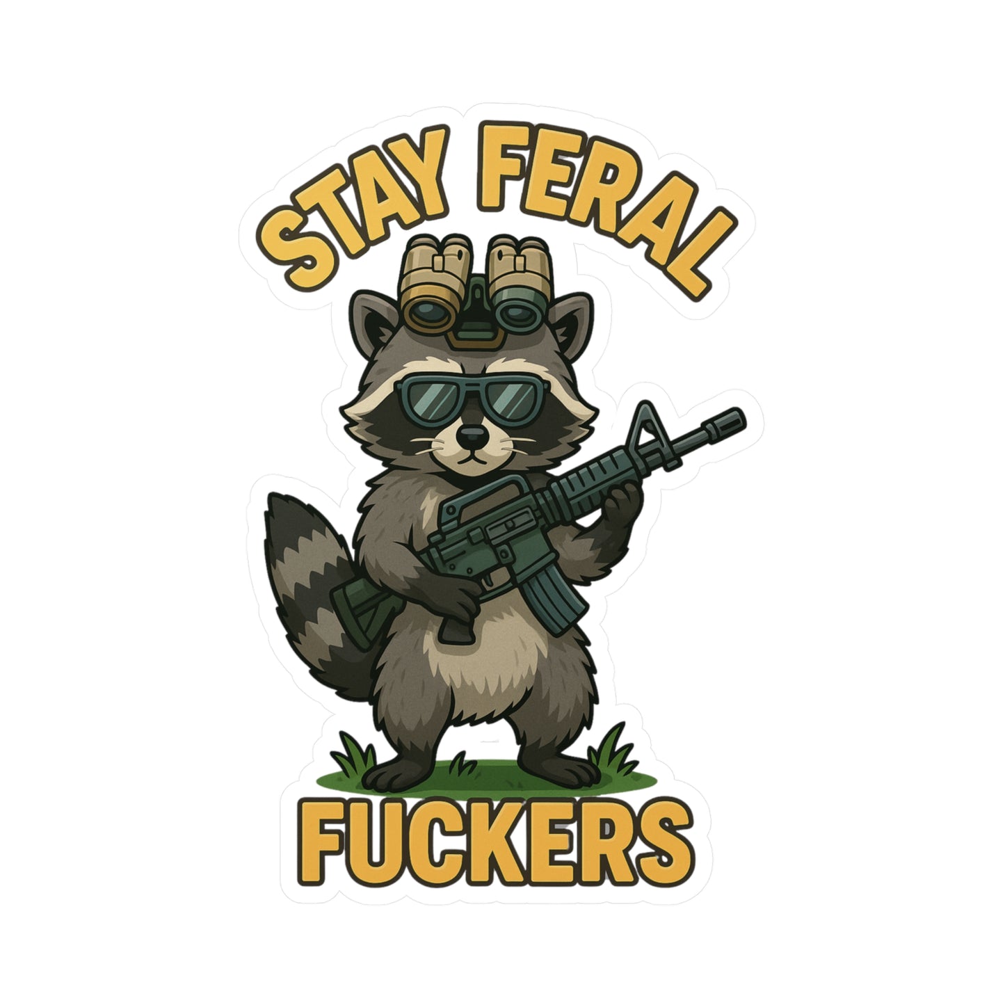 Stay Feral Vinyl Decal