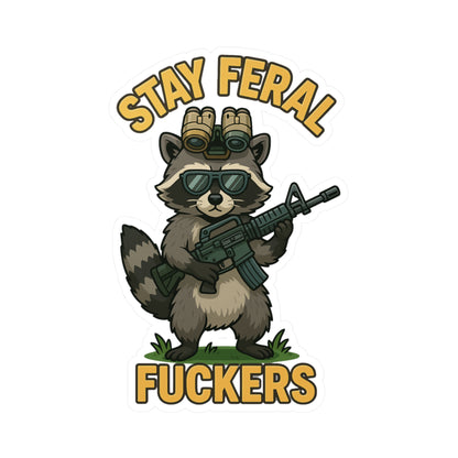 Stay Feral Vinyl Decal
