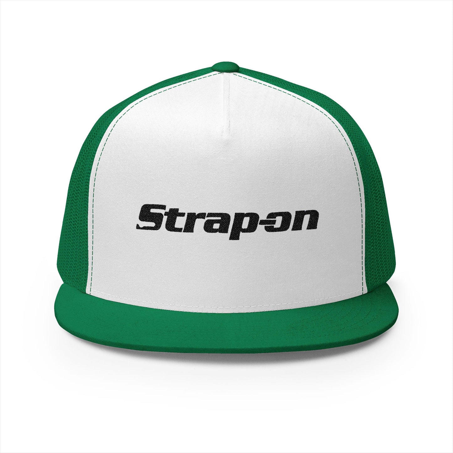 Strap-On 5 Panel Trucker Cap (Embroidery)