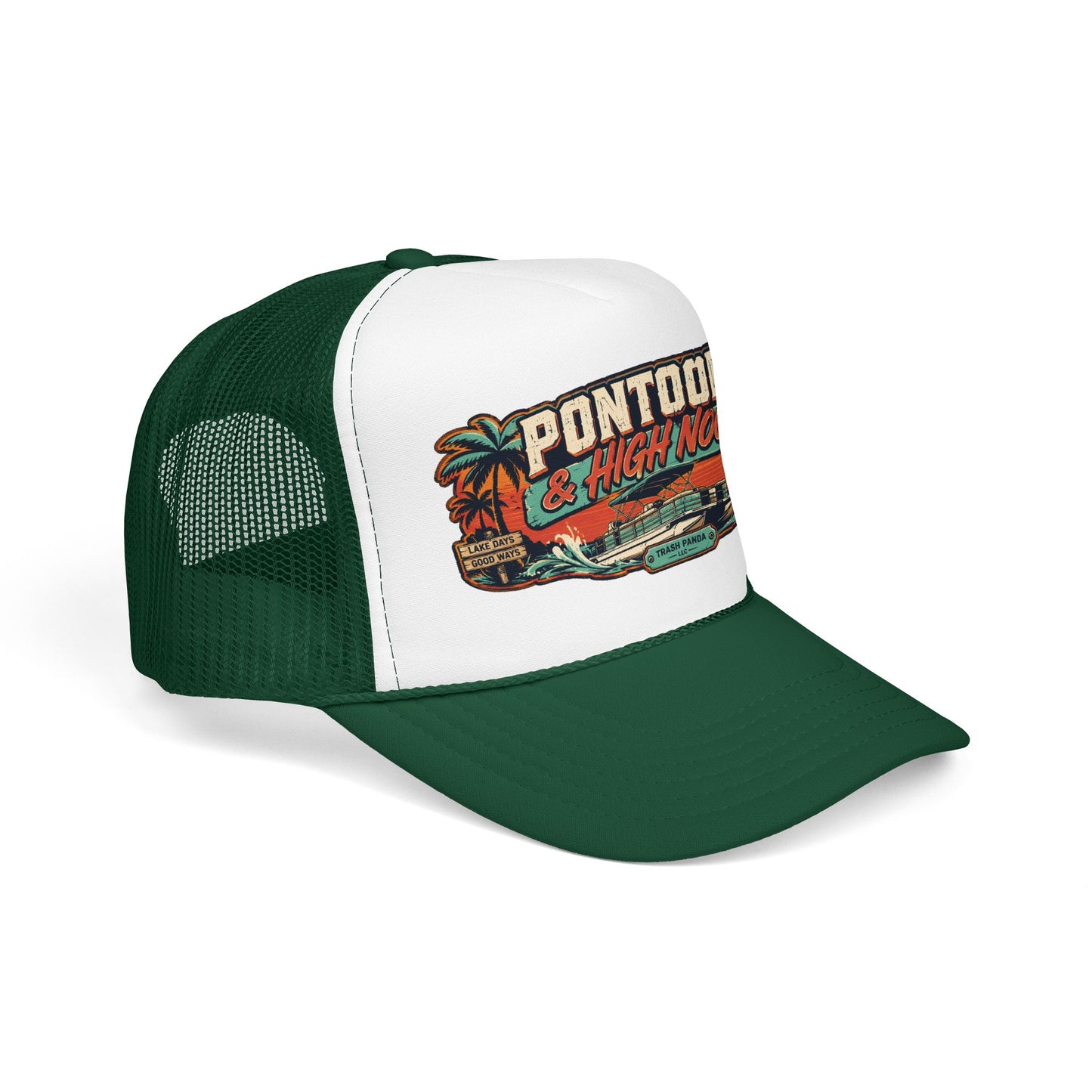 Pontoons & High Noons Foam Trucker Hat (Printed)