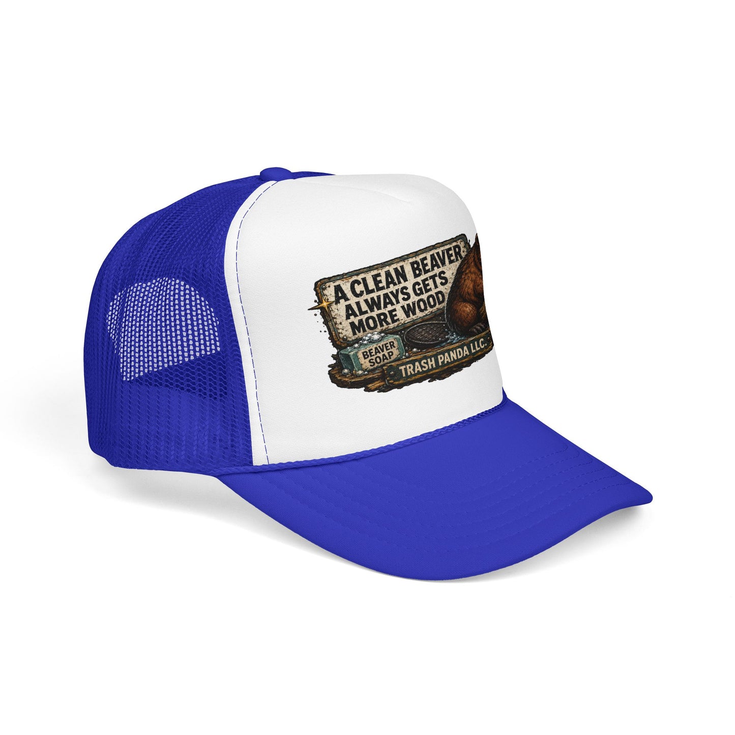 Clean Beaver Foam Trucker Hat (Printed)