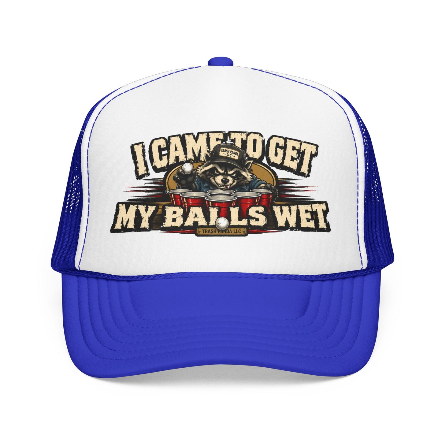 Get My Balls Wet Foam Trucker Hat (Printed)