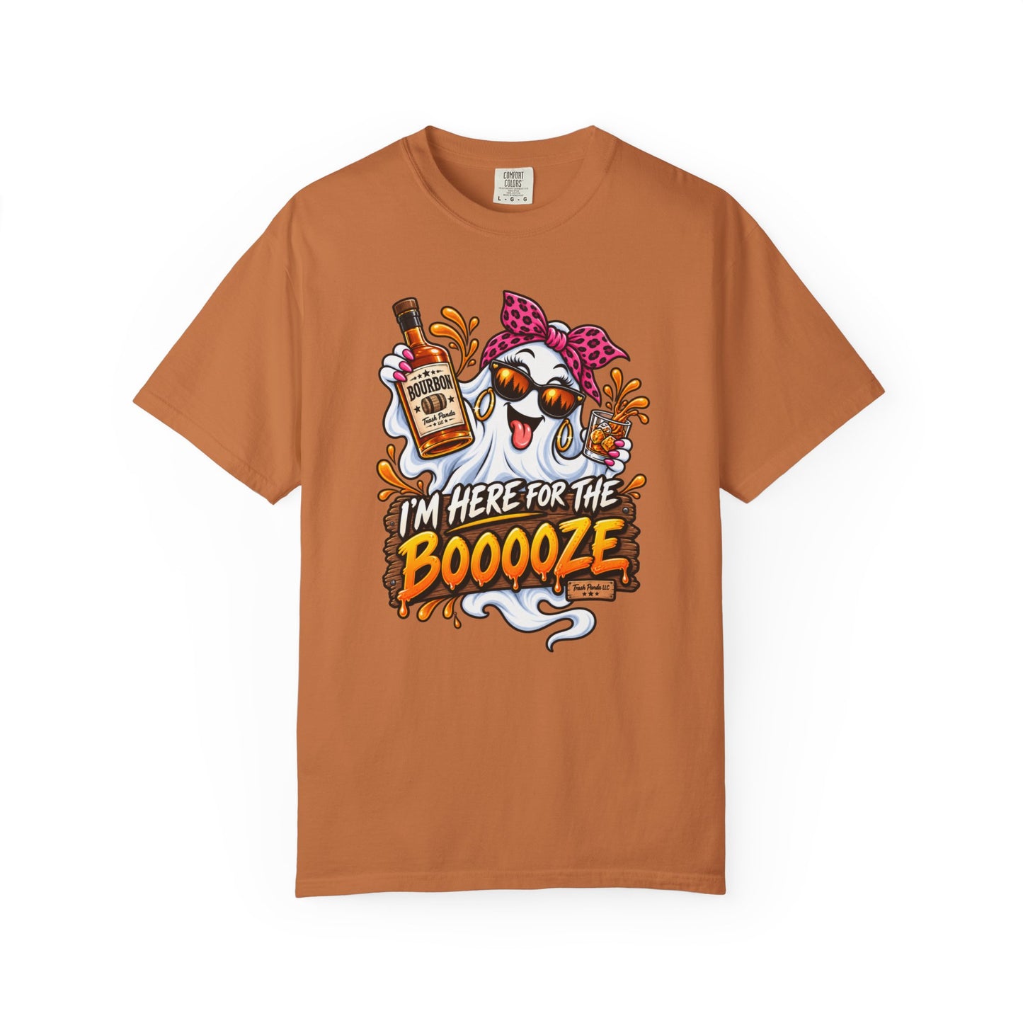 Here For The Booooze (Ladies) Comfort Colors T-shirt