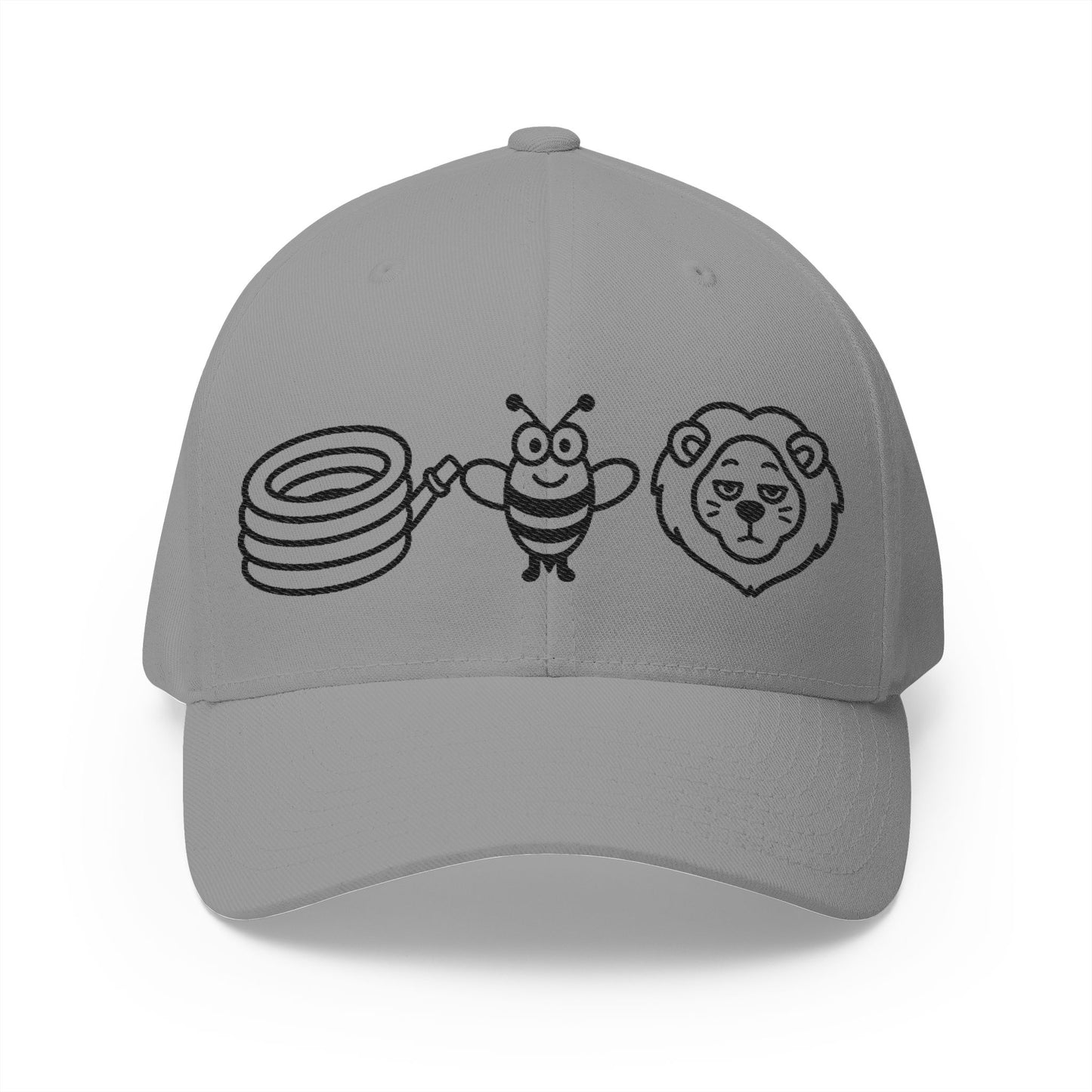 Hose Bee Lion Flex Fit Closed-Back Structured Cap (Embroidery)
