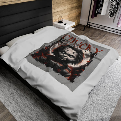 CHUCKY Velveteen Plush Blanket