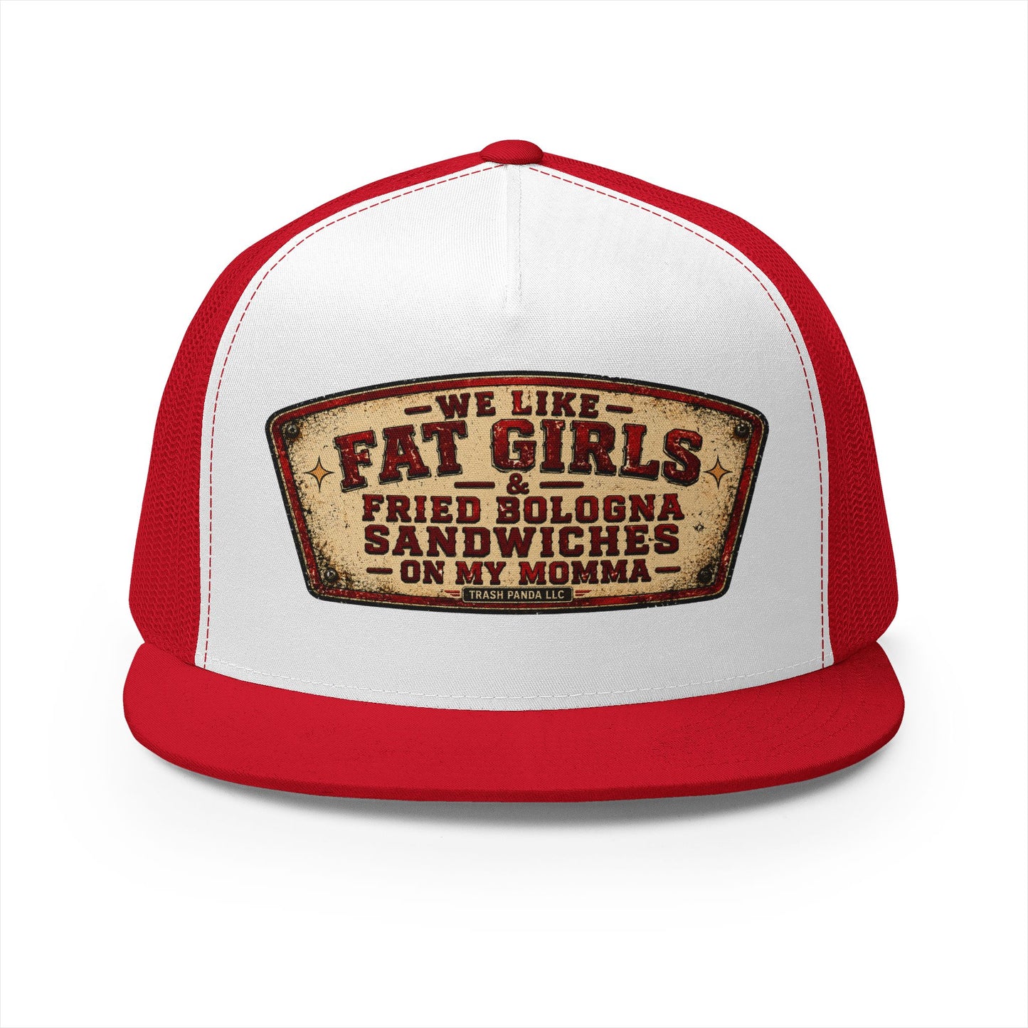 On My Momma 5 Panel Trucker Cap (Printed)