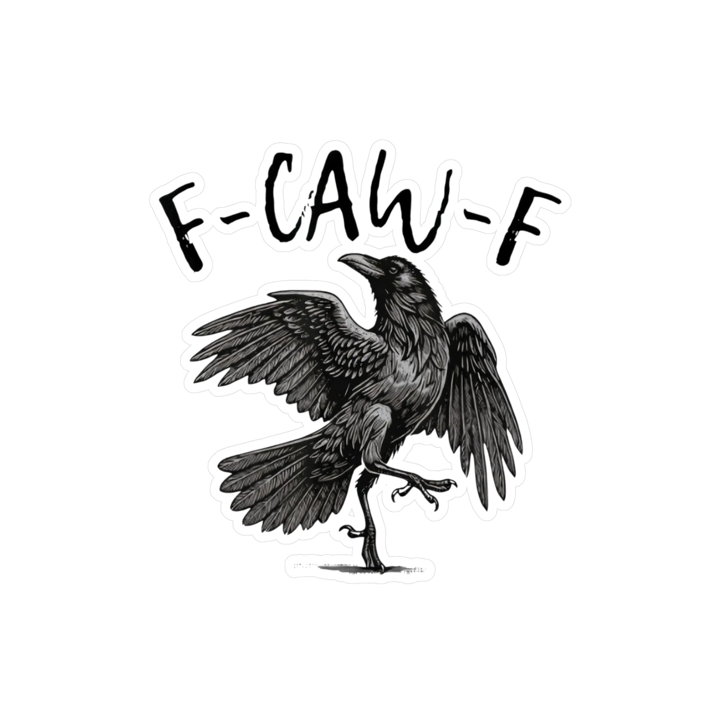 F-CAW-F Vinyl Window Decal
