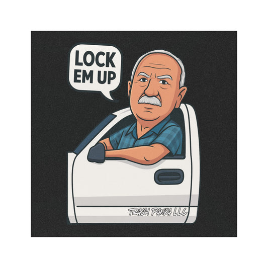 Lock Em Up Car Magnet