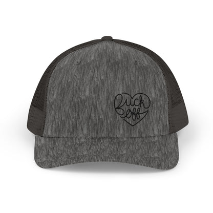 F*CK OFF Heart (Ladies) Snapback Trucker Cap
