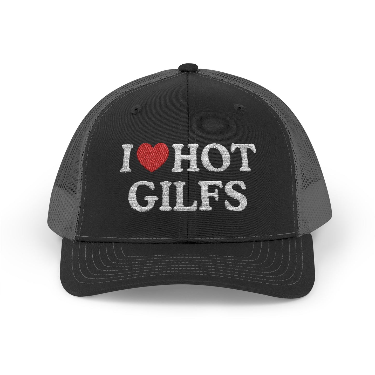 I Heart Hot Gilfs Richardson 112 Snapback Trucker Cap