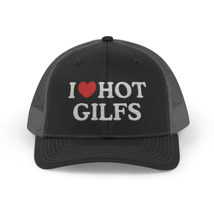 I Heart Hot Gilfs Richardson 112 Snapback Trucker Cap