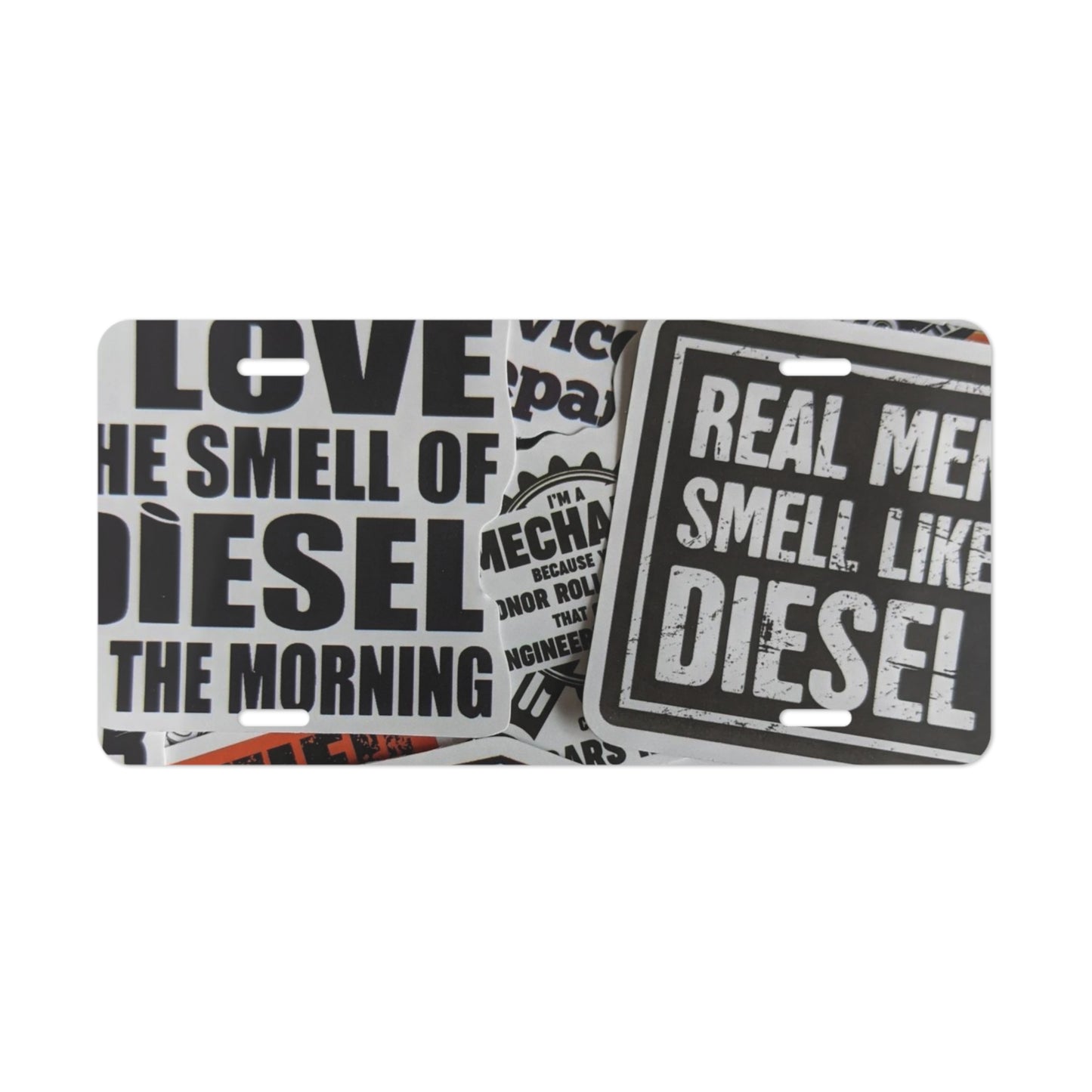 Sticker Bomb Diesel 1 Vanity Plate