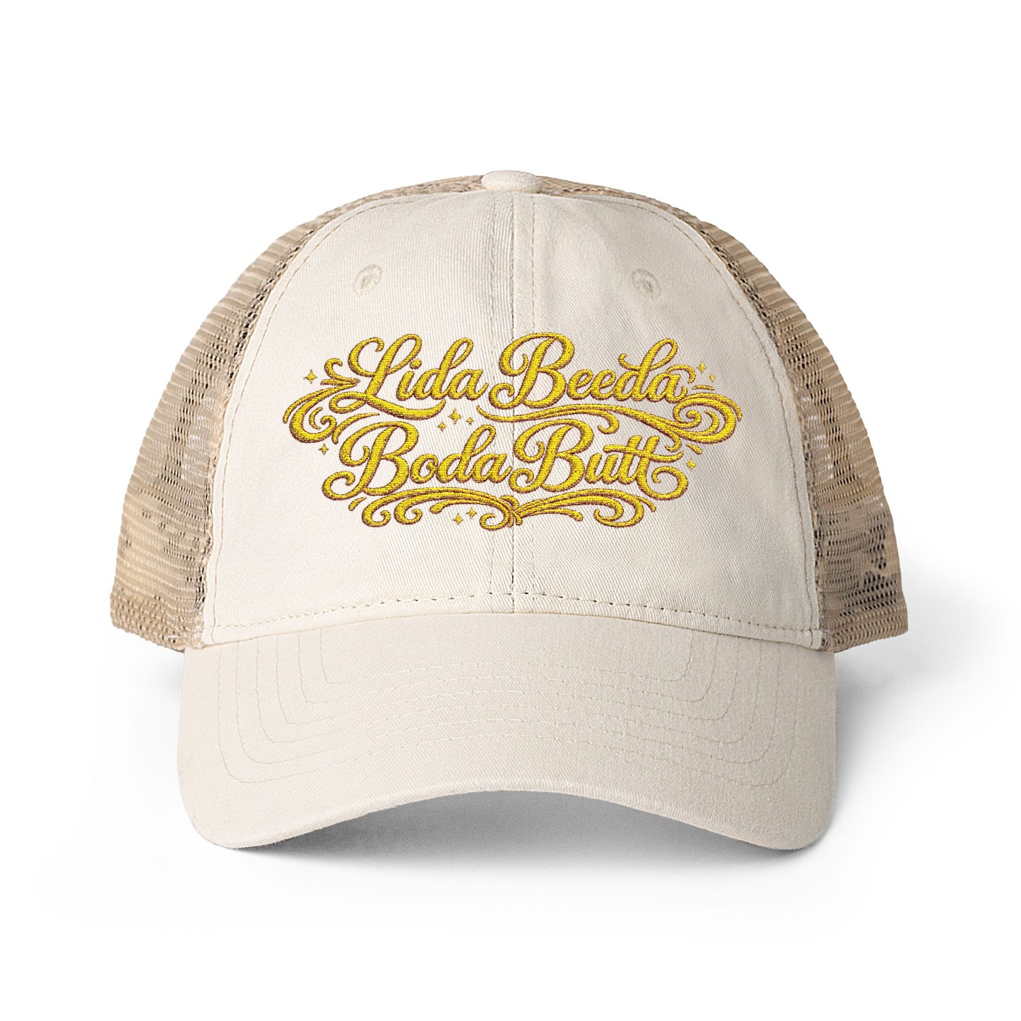 Lida Beeda Boda Butt Women's Washed Mesh-Back Cap
