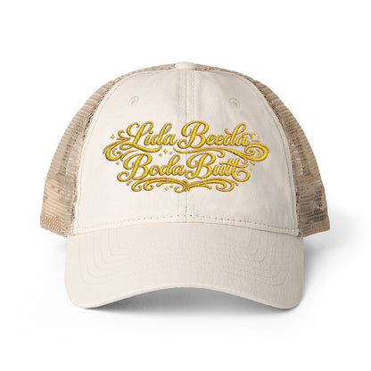 Lida Beeda Boda Butt Women's Washed Mesh-Back Cap