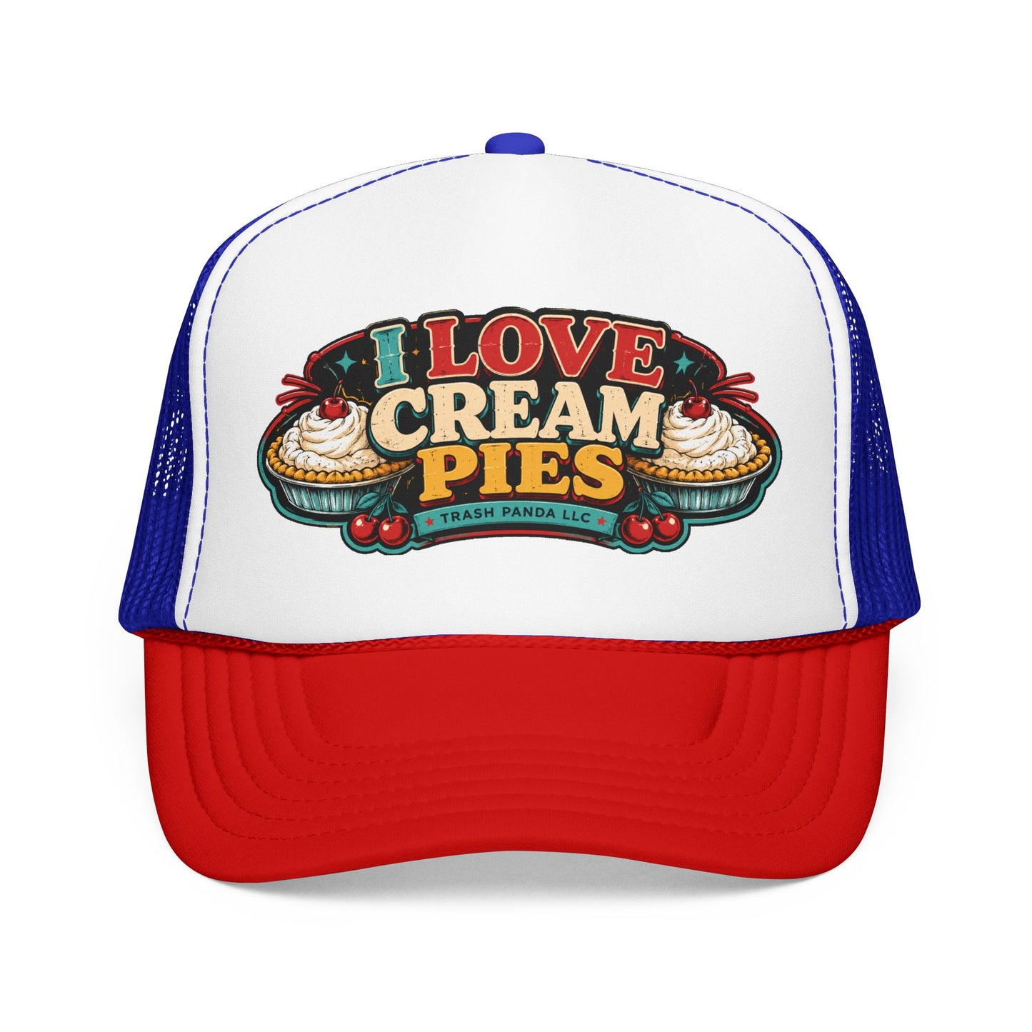 Cream Pies Foam Trucker Hat (Printed)