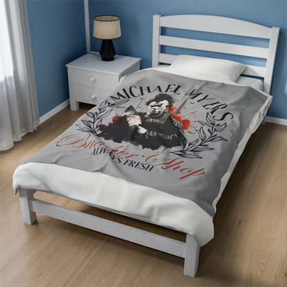 MICHAEL Velveteen Plush Blanket