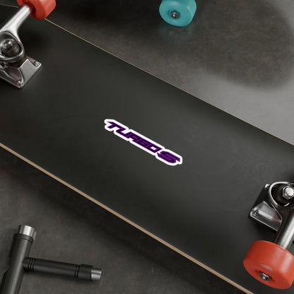Turbo S Purp Vinyl Decal