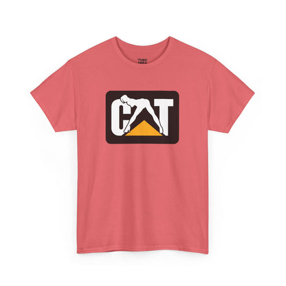 CAT Girl Logo Front Unisex Heavy Cotton Tee