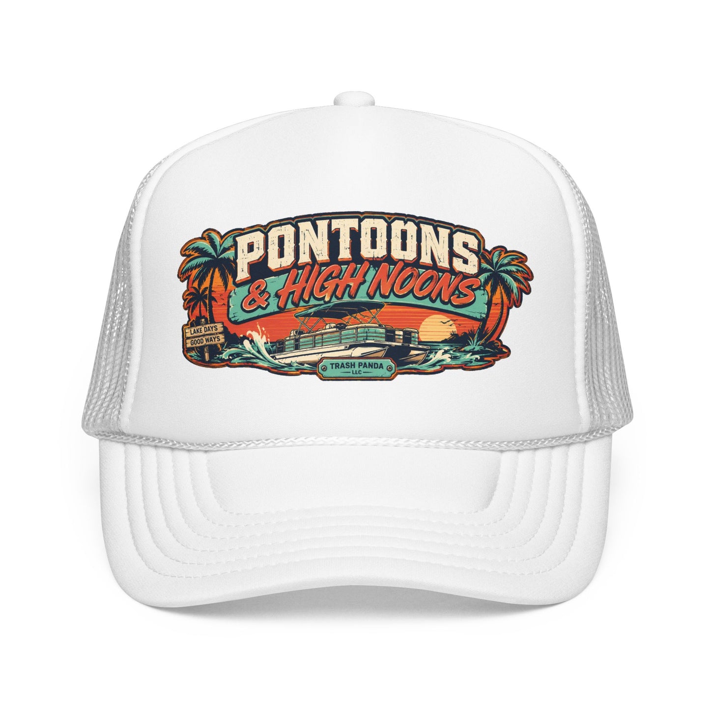 Pontoons & High Noons Foam Trucker Hat (Printed)