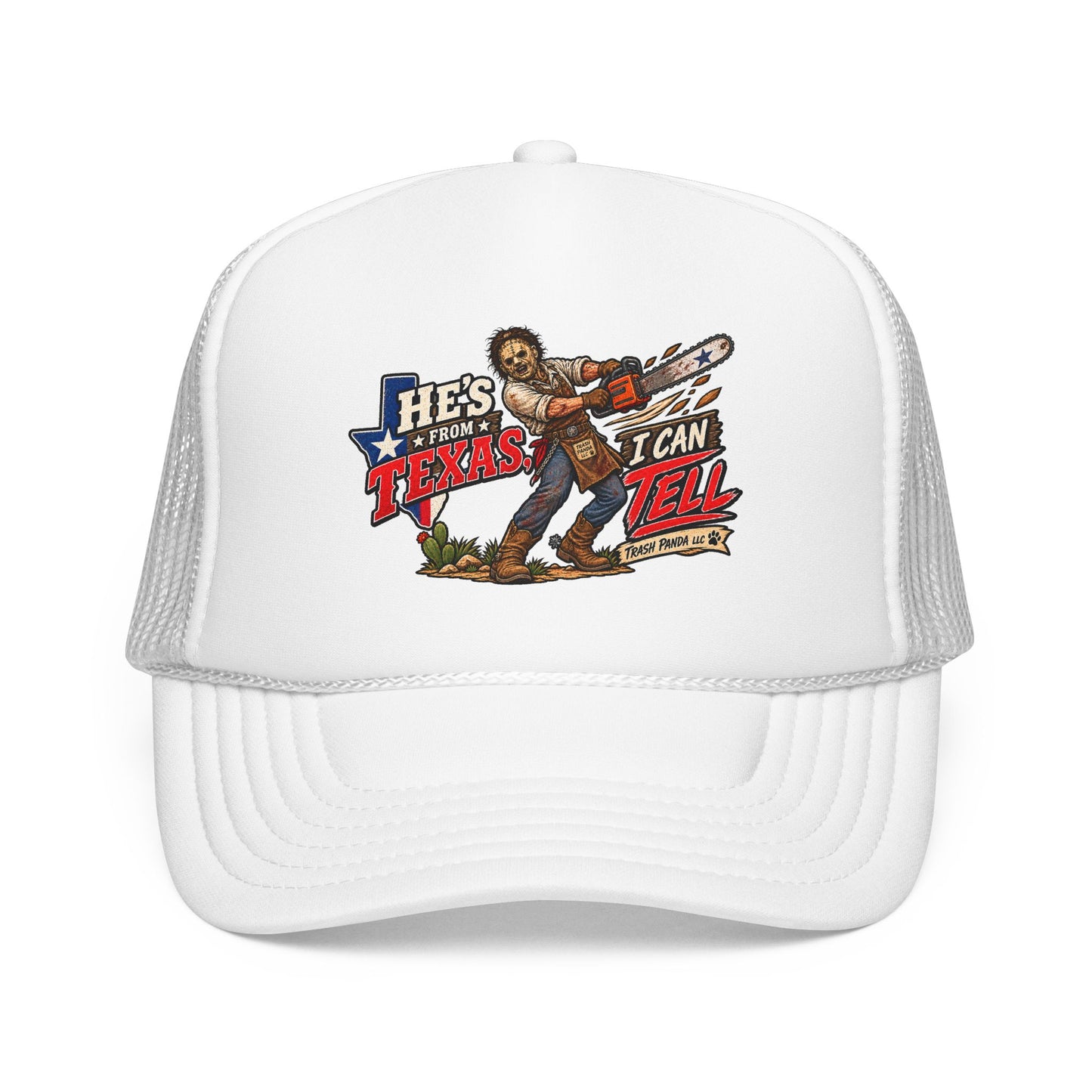 He's From Texas Foam Trucker Hat