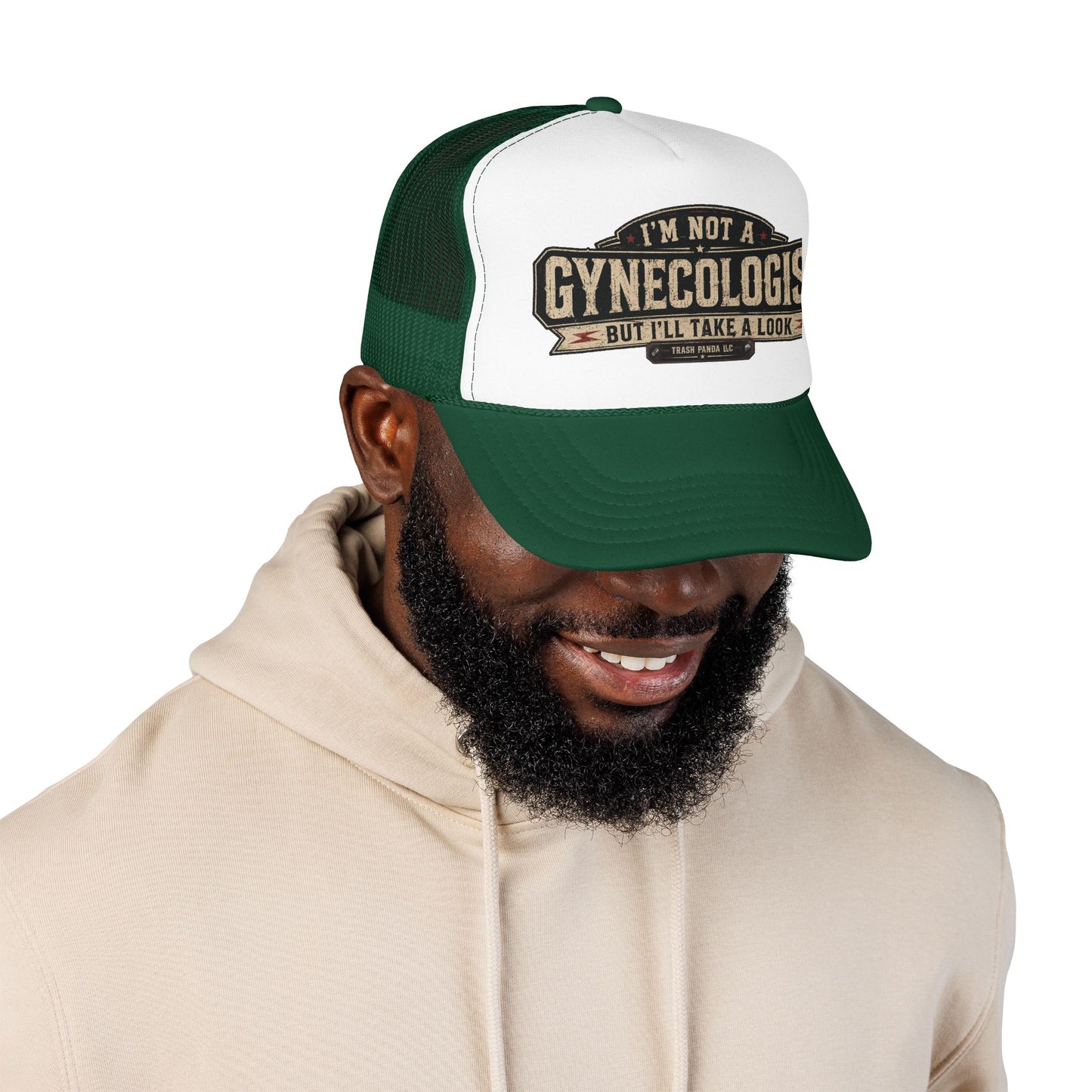 No Gynecologist Foam Trucker Hat (Printed)
