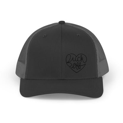 F*CK OFF Heart (Ladies) Snapback Trucker Cap