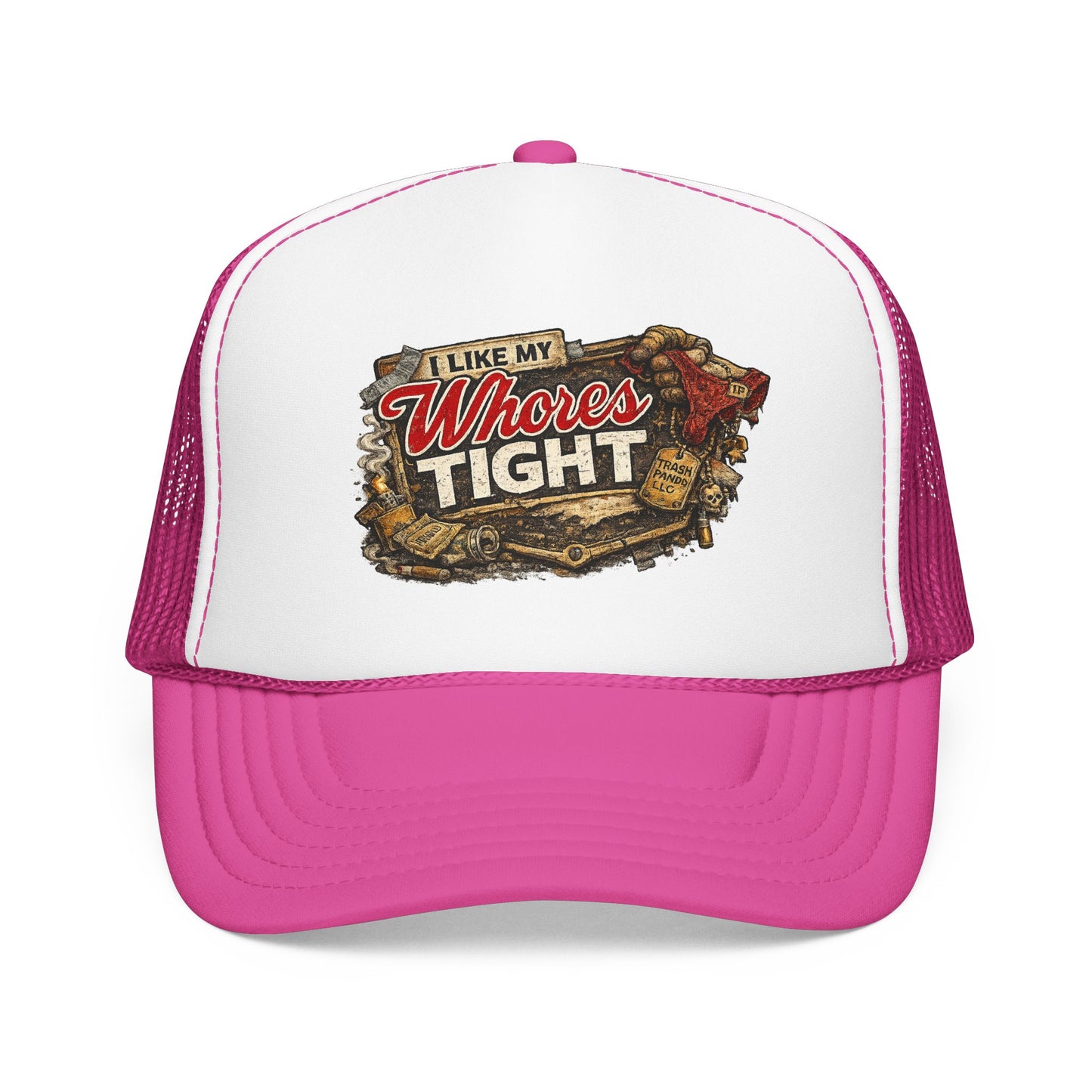 I Like My W Tight Foam Trucker Hat (Printed)