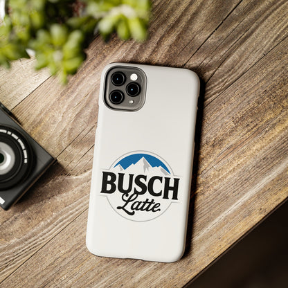 Busch Latte White Tough iPhone Cases