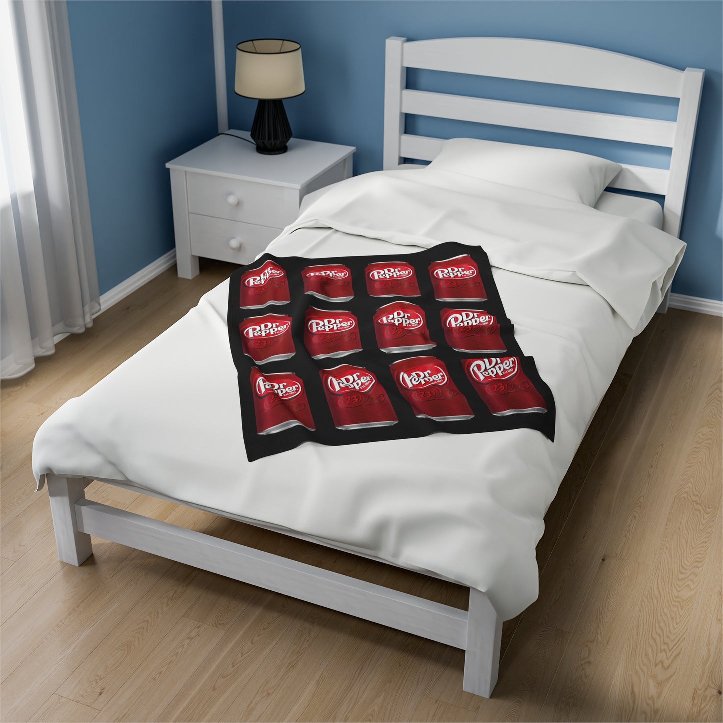 Dr Pepper Velveteen Plush Blanket