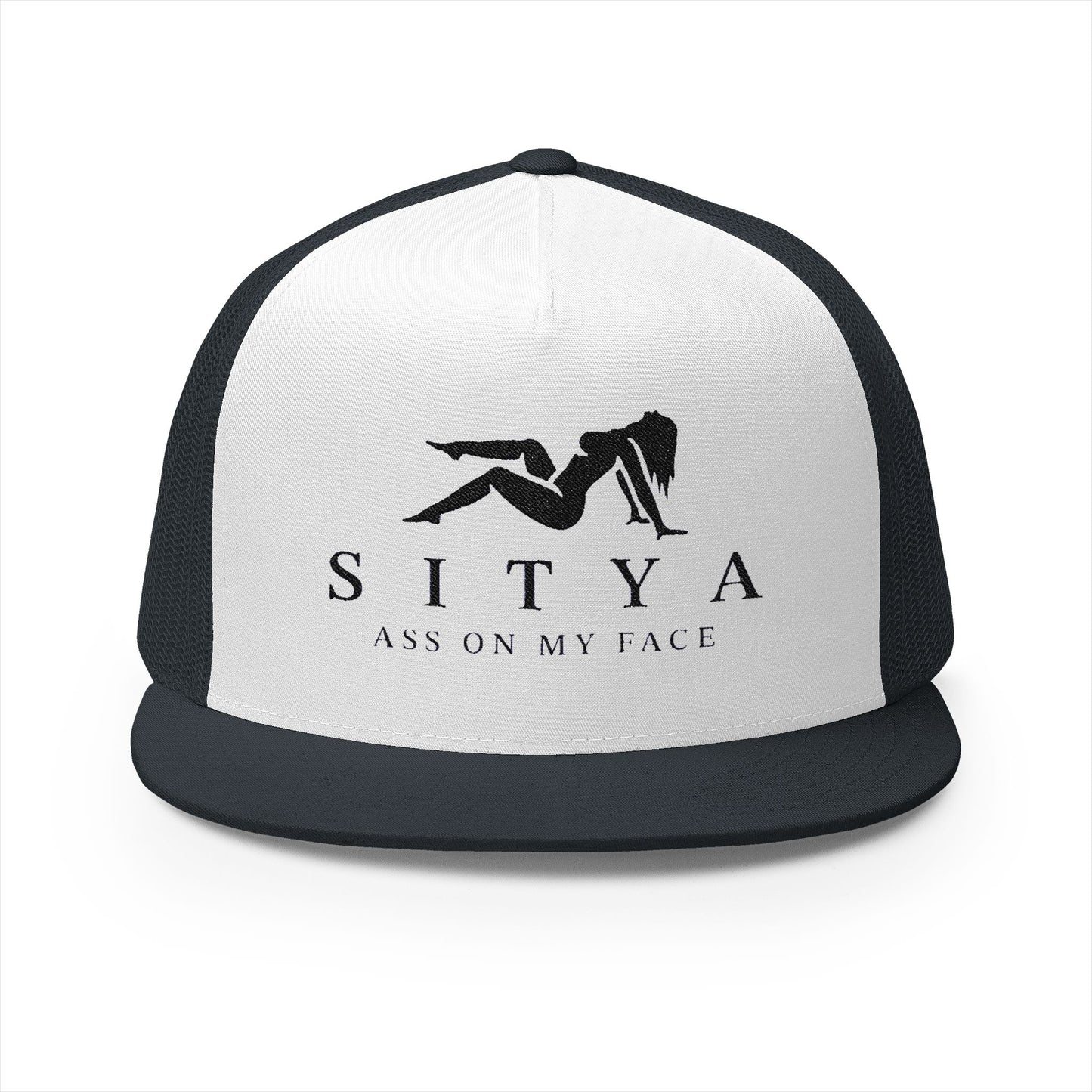 SITYA Embroidered 5 Panel Trucker Cap