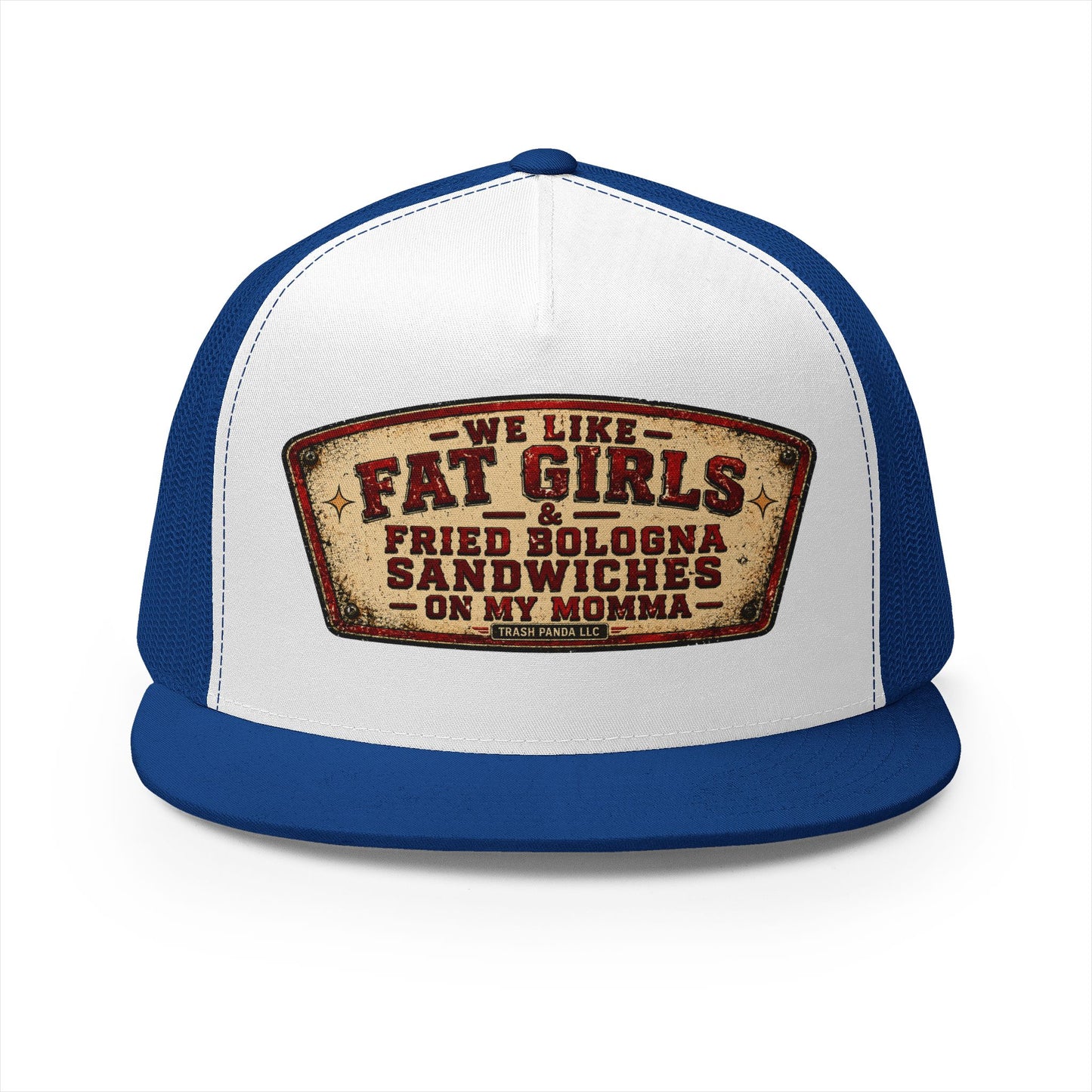 On My Momma 5 Panel Trucker Cap (Printed)