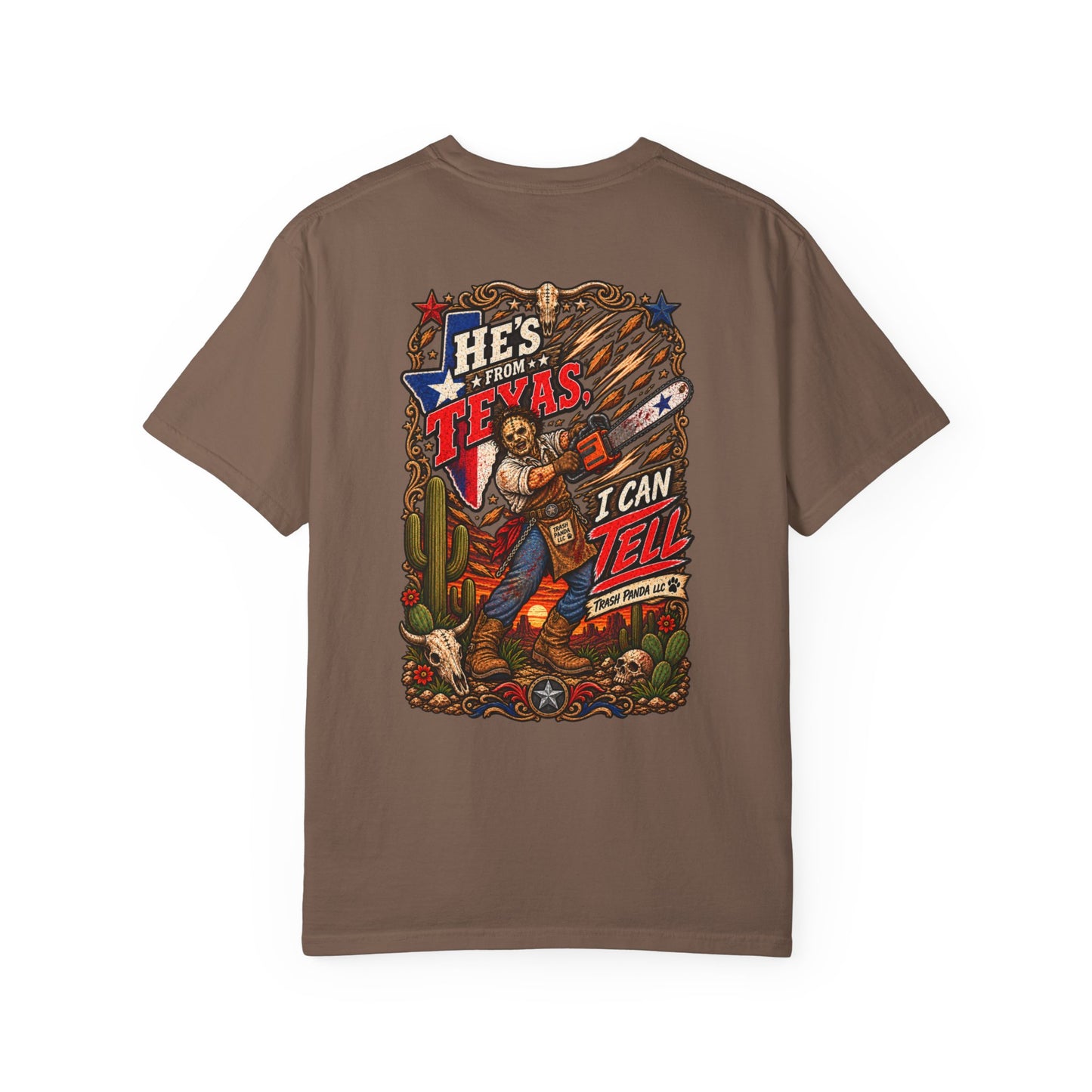 He's From Texas Comfort Colors T-shirt