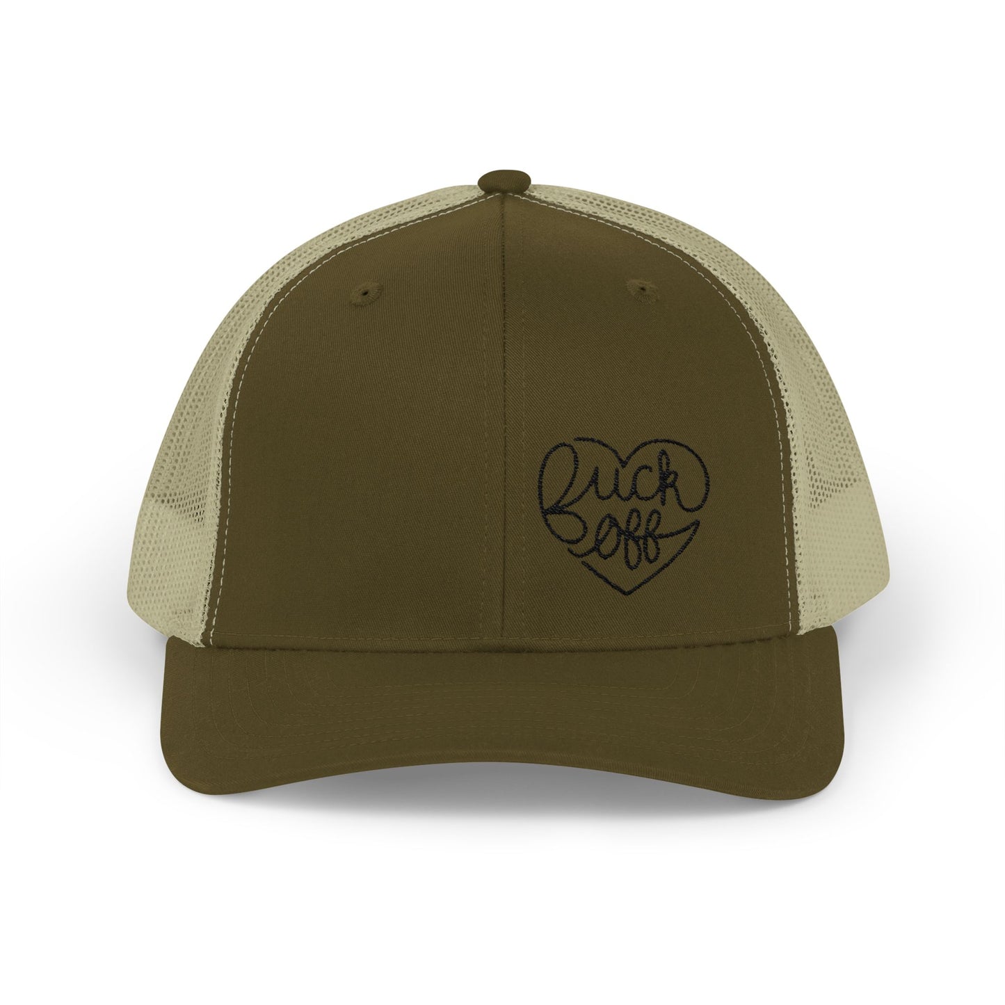 F*CK OFF Heart (Ladies) Snapback Trucker Cap