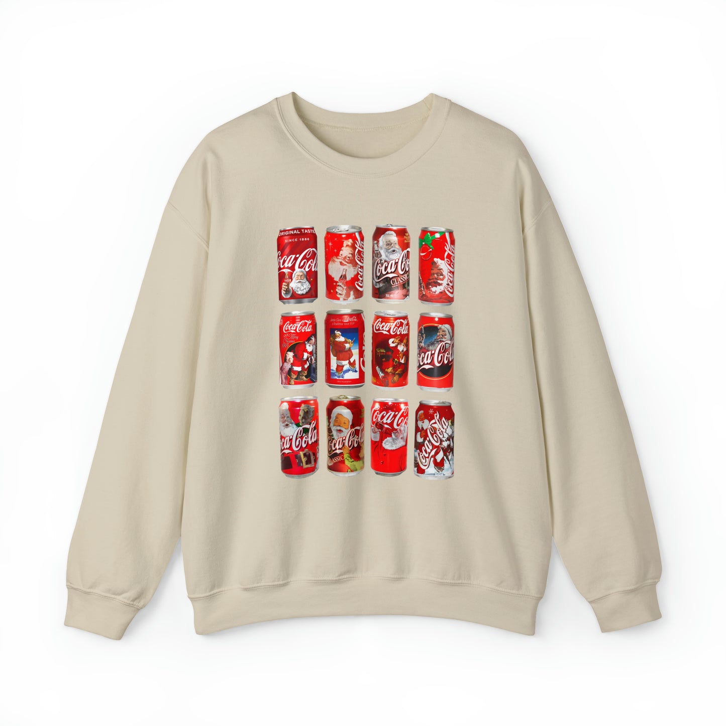 Christmas Coke Cans Sweatshirt Unisex Heavy Blend™ Crewneck Sweatshirt