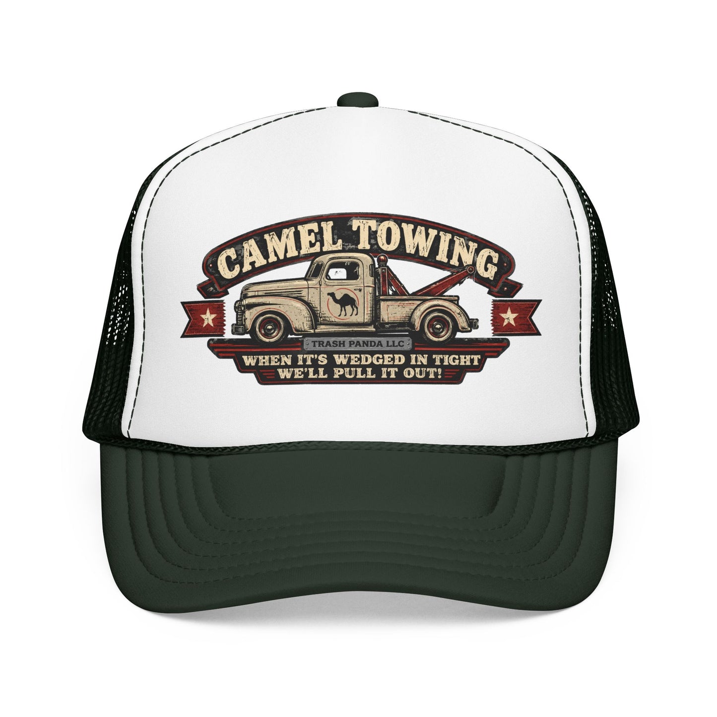 Camel Towing Foam Trucker Hat (Printed)