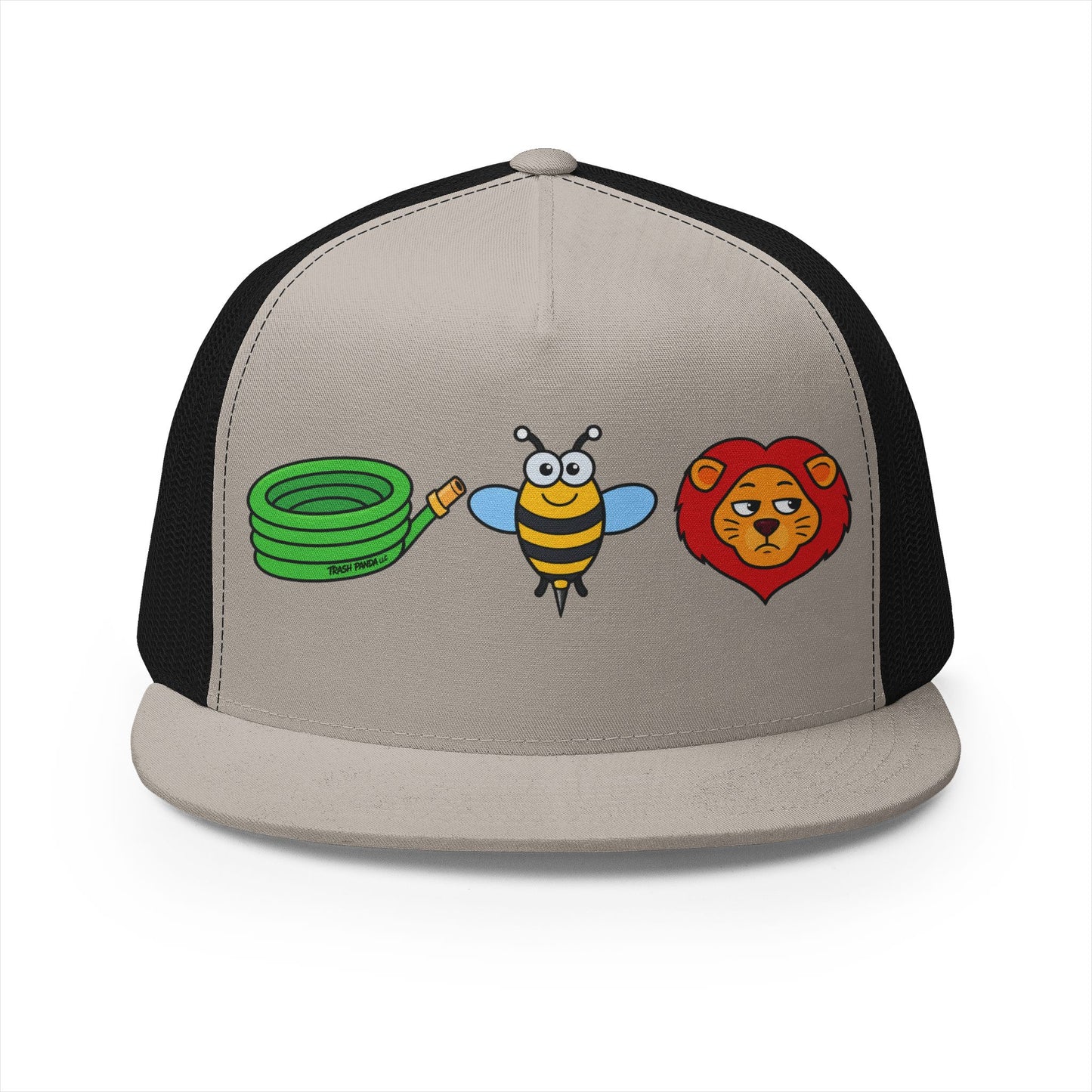 Hose Bee Lion 5 Panel Trucker Cap (Printed)